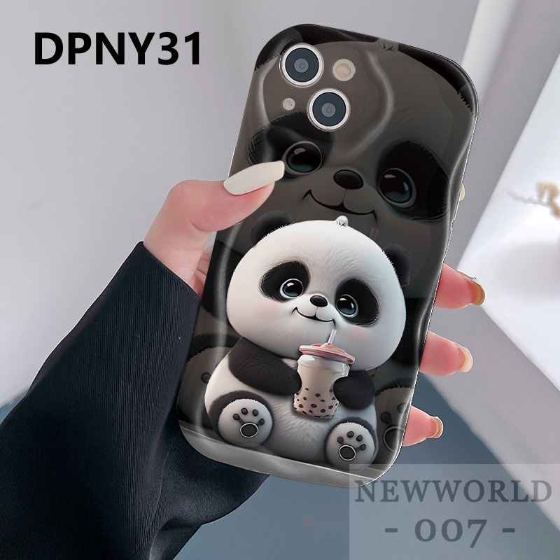 Ốp Điện Thoại Hình Gấu Trúc Cho Redmi A1 A2 9A 9C 10A 10C 9T Note 8 Pro 9 10 11 11S 12 12S 9S 4G 5G Version X3 Nf M3 NY31