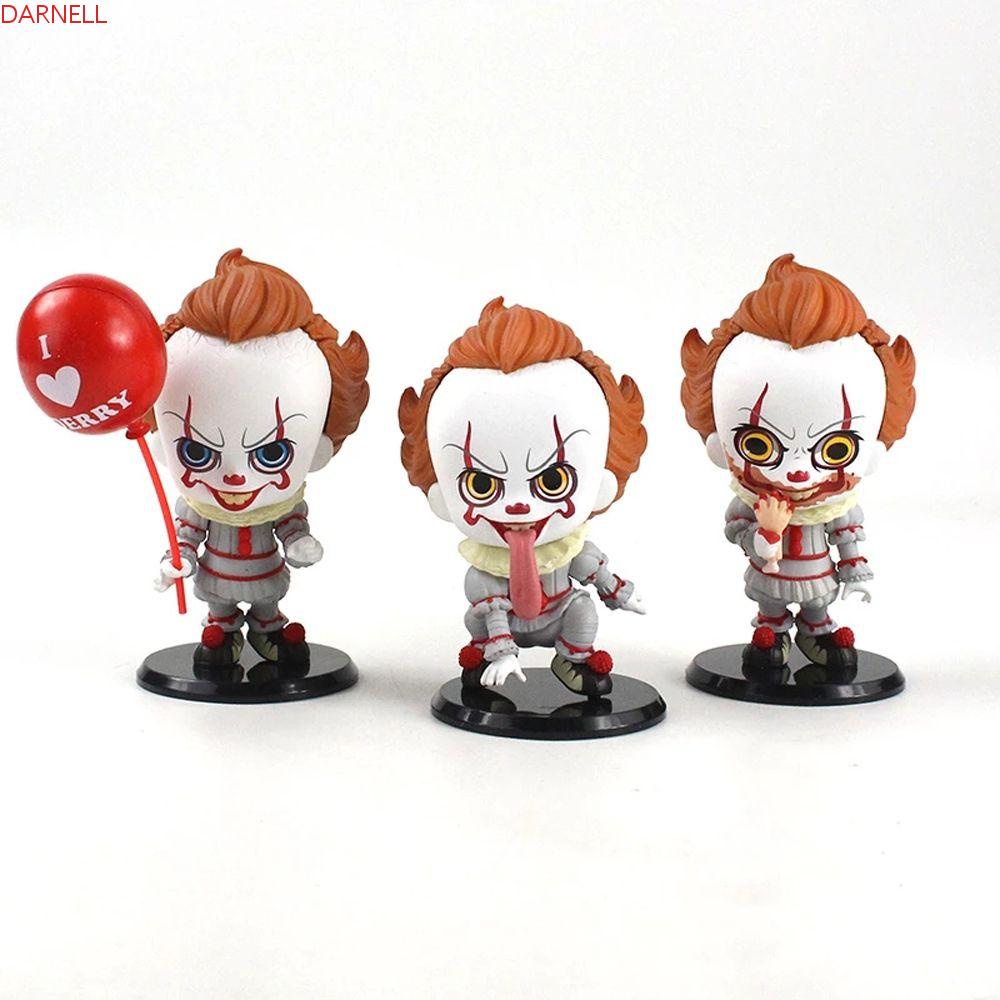DARNELL Mô Hình Chú Hề Pennywise Đáng Yêu Trang Trí Bàn Làm Việc