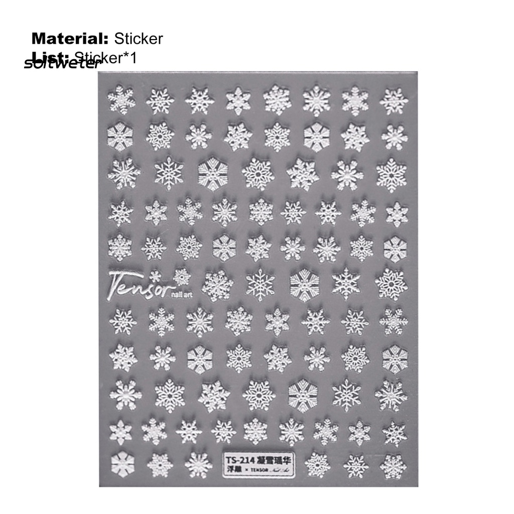 Miếng Dán Họa Tiết Hoa Hồng Dập Nổi 5D Nhiều Hình Dạng Không Phai Màu Trang Trí Móng Tay