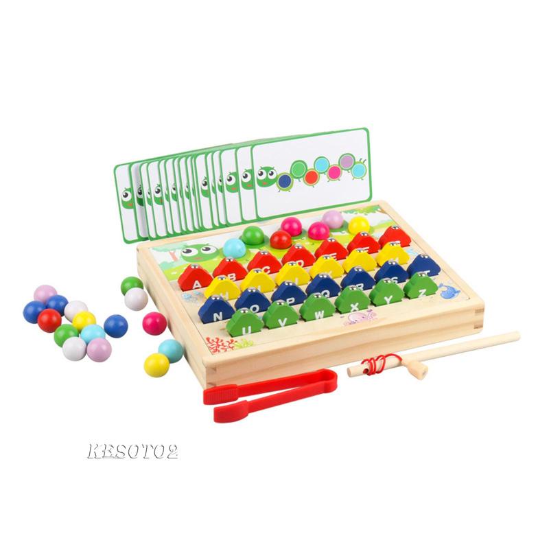 Bộ Đồ Chơi Câu Cá Bằng Gỗ Chất Lượng Dành Cho Bé 3 4 5 Tuổi