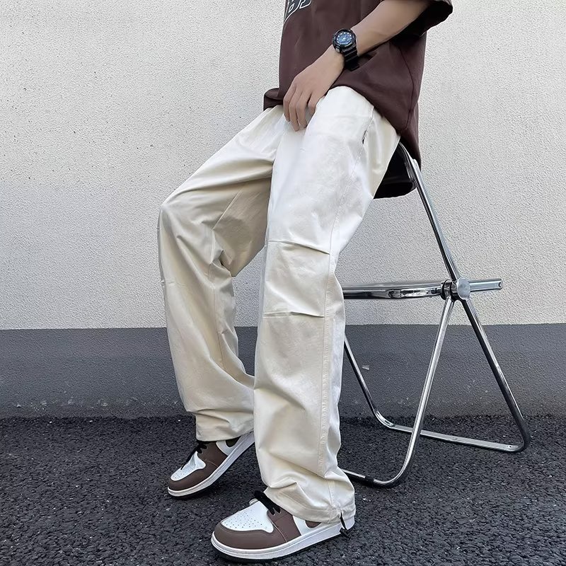 Quần Dài Ống Rộng Phong Cách Đường Phố Mỹ Cá Tính Cho Nam