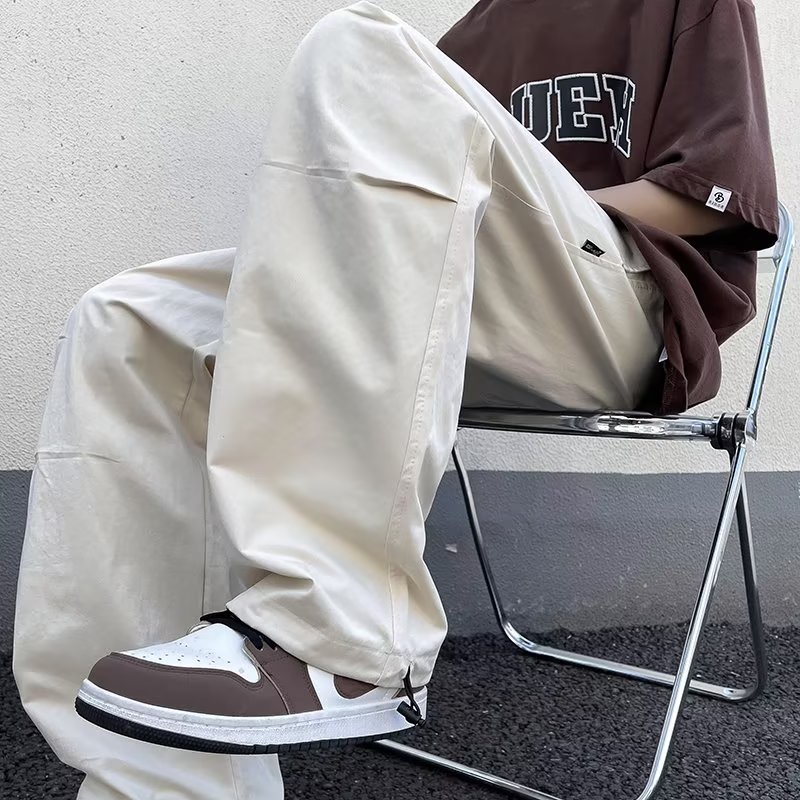 Quần Dài Ống Rộng Phong Cách Đường Phố Mỹ Cá Tính Cho Nam