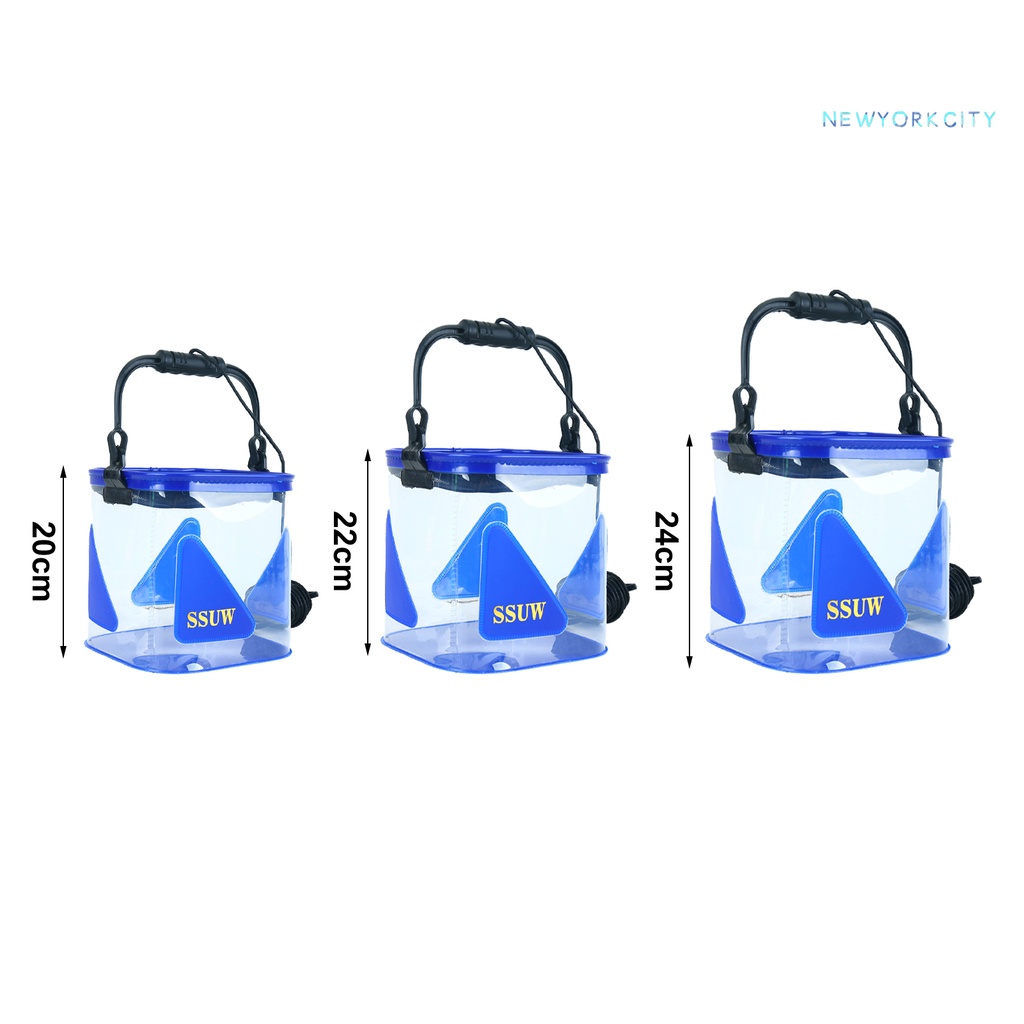 Thùng Đựng Cá Bằng Nhựa EVA Thiết Kế Gấp Gọn Tiện Lợi Dành Cho Hoạt Động Ngoài Trời