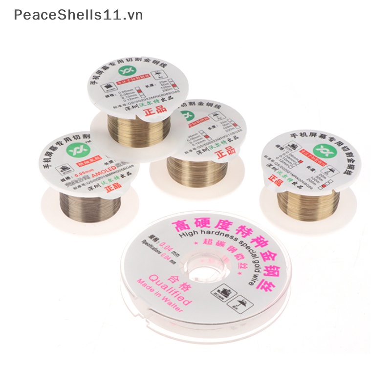 Cuộn Dây Thép Hợp Kim 100M 0.04 0.05 0.06 0.08 0.1MM Sửa Chữa Màn Hình LCD / Điện Thoại