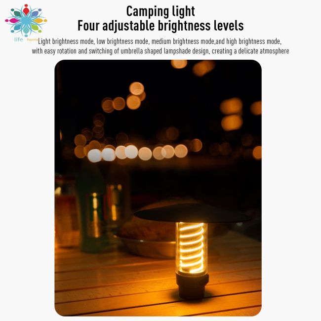 Đèn Pin Cầm Tay Có Giá Đỡ Ba Chân Dùng Khi Đi Cắm Trại