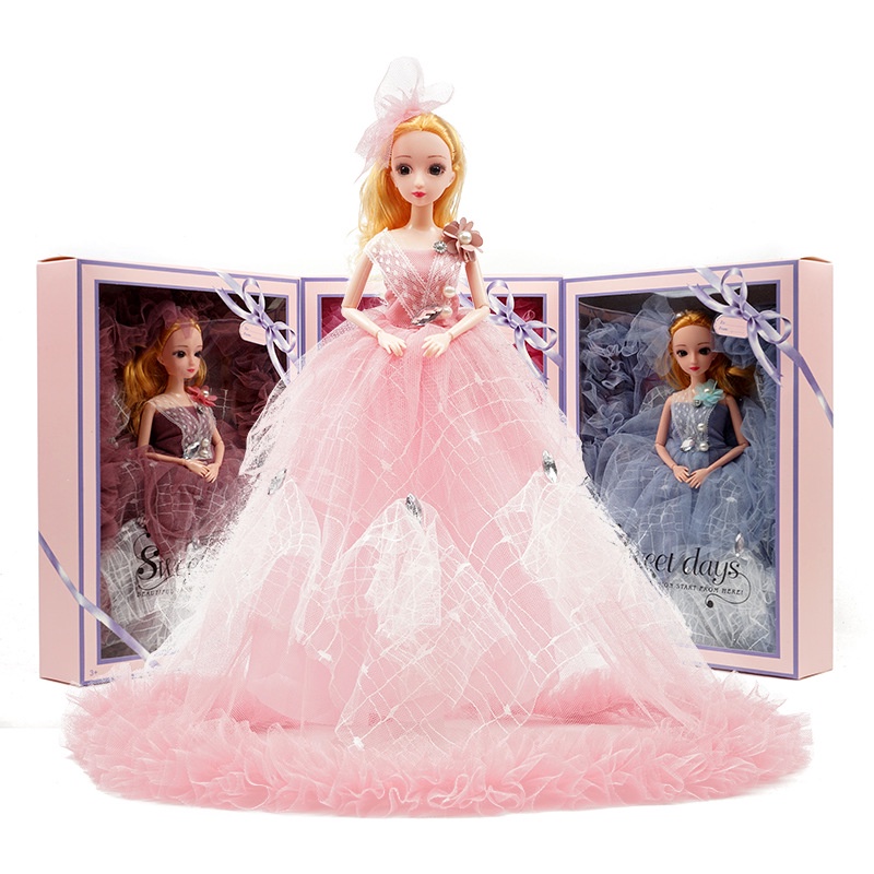 Annie Búp Bê Hoạt Hình Mặc Đầm Cưới Xinh Xắn Cho Bé Gái