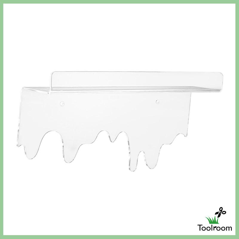 Kệ Nhựa Acrylic Trong Suốt 12 "Gắn Tường Đựng Sách Cho Bé