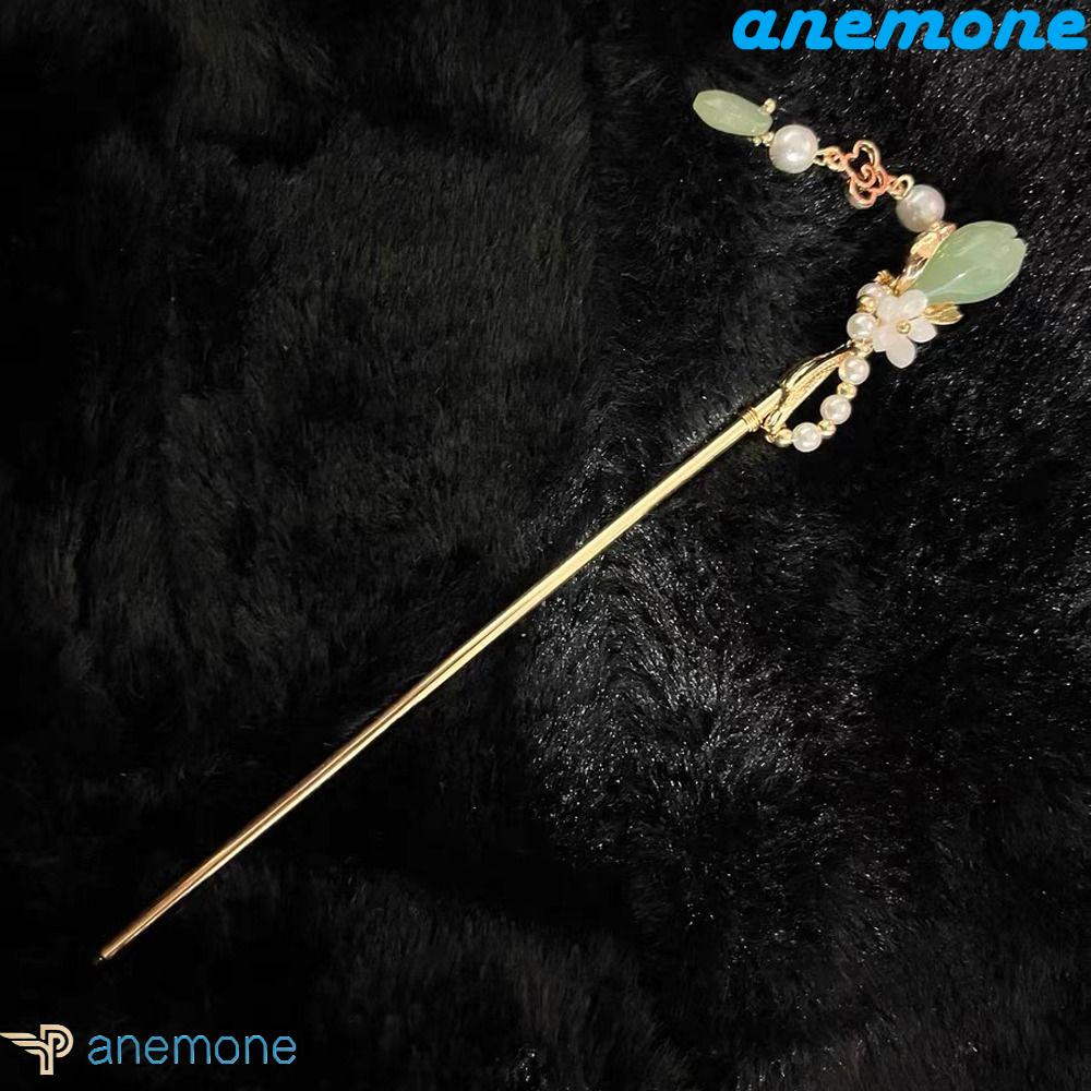 ANEMONE Trâm Cài Tóc Thiết Kế Mới Thời Trang Theo Phong Cách Trung Hoa
