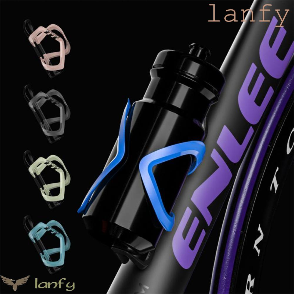 LANFY Giá Đỡ Bình Nước Dạng Cong Khối Lượng Nhẹ Chống Mòn Tiện Lợi Dành Cho Xe Đạp