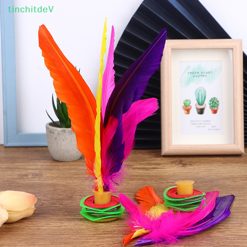 1 Bộ Bàn Đạp Chân Lông Ngỗng Có Thể Tháo Rời Phong Cách Trung Hoa