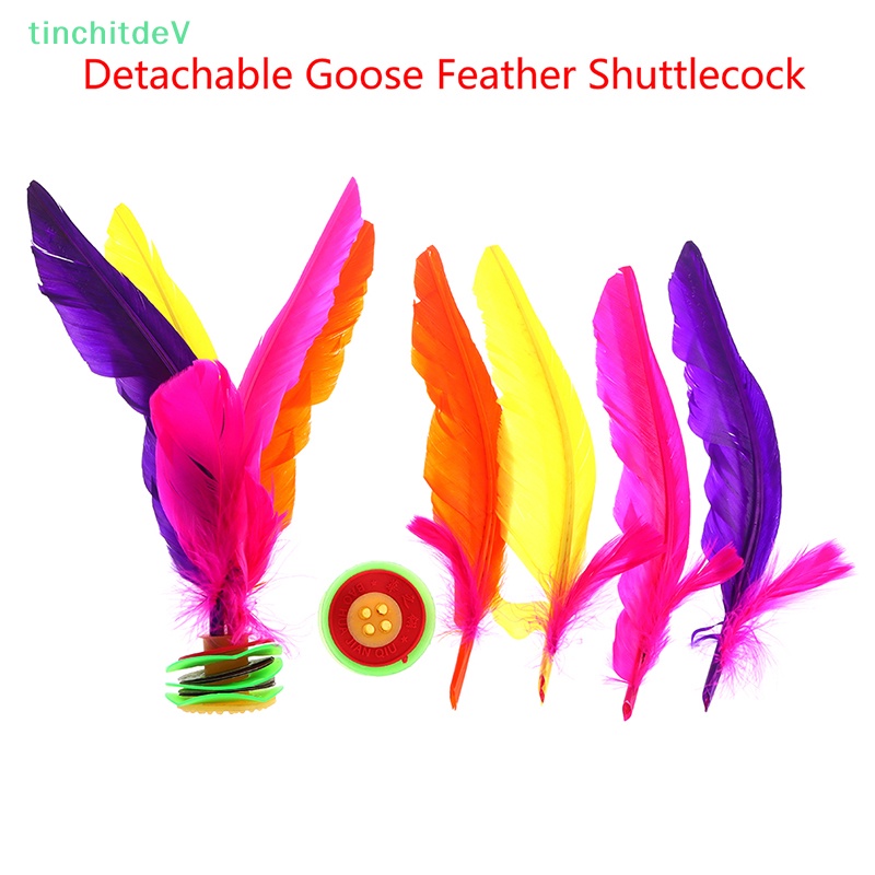 1 Bộ Bàn Đạp Chân Lông Ngỗng Có Thể Tháo Rời Phong Cách Trung Hoa