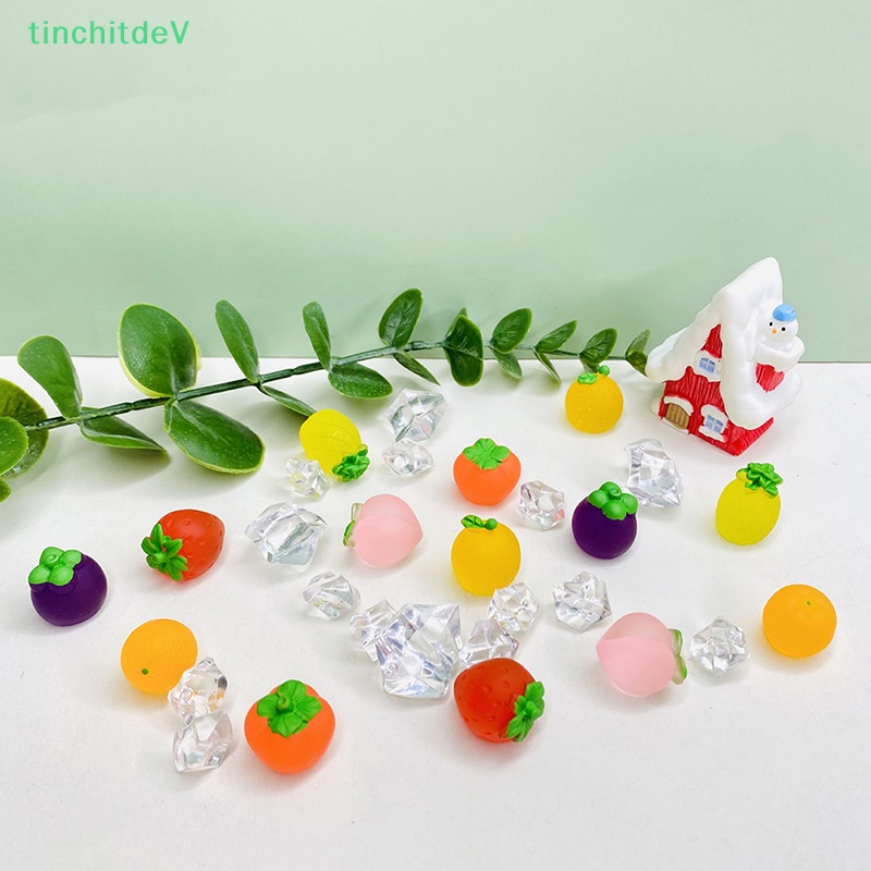 [TinchitdeV] Set 5 Đồ Chơi Trang Sức / Móc Khóa / Điện Thoại Hình Trái Cây Mini Bằng Nhựa Phát Quang DIY Dễ Thương Làm Quà Tặ