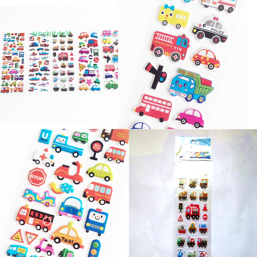 Nhãn Dán Trang Trí Sổ Tay / Nhật Ký Hình Bong Bóng Hoạt Hình Dành Cho Trẻ Em