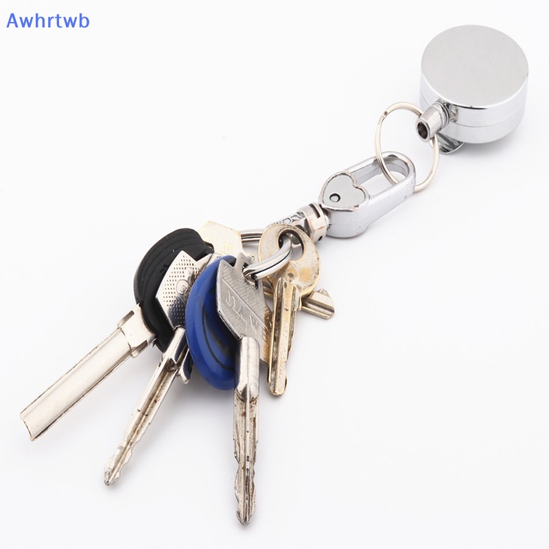 Dây Móc Chìa Khóa Bằng Kim Loại Có Thể Thu Gọn Tiện Dụng Mới