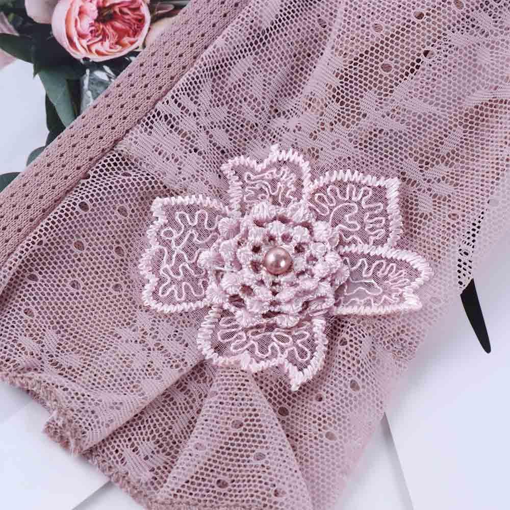 Găng Tay Chống Nắng Vải Lụa Phối Ren Co Giãn Bảo Vệ Toàn Diện Màn Hình Cảm Ứng Dành Cho Bạn Nữ