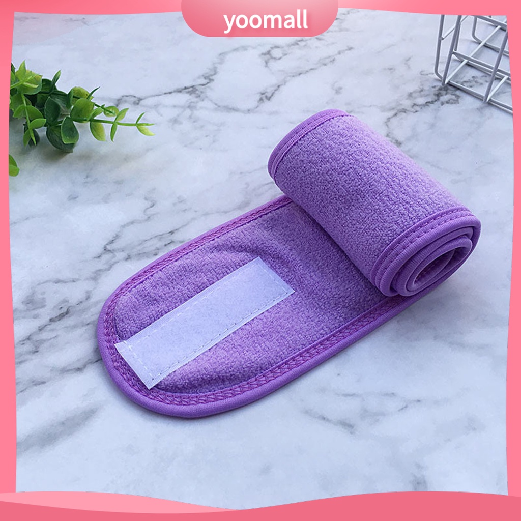 Băng Đô Rửa Mặt / Trang Điểm Bản Rộng Tùy Chỉnh Tiện Dụng Cho Nữ