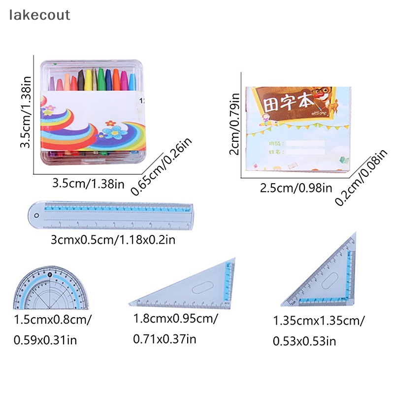 Sổ Ghi Chép Mini Tỉ Lệ 1 / 12 Dùng Trang Trí Nhà Búp Bê