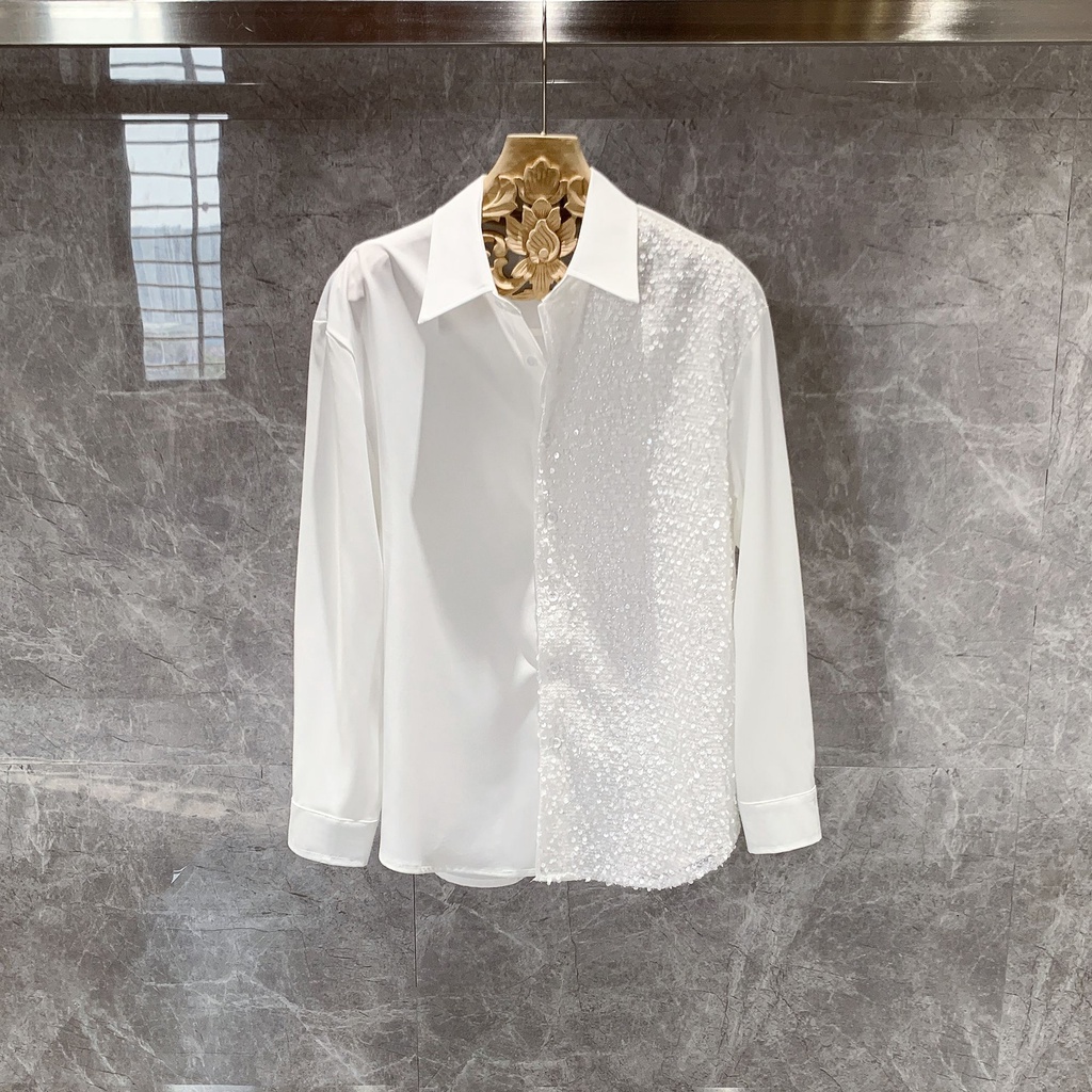 Phong cách hàn quốc áo sơ mi nam mùa hè mới hợp thời trang all-match áo sơ mi dài tay