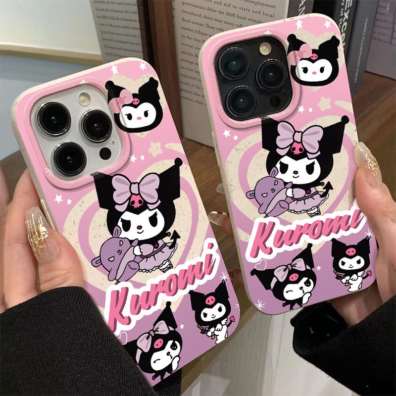Ốp Điện Thoại Dẻo Họa Tiết Kuromi Dễ Thương Chống Sốc Cho Iphone12 14pro CGKR 8plus711 13