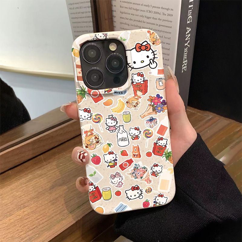 Ốp Điện Thoại Dẻo Họa Tiết Hoạt Hình Chú Mèo Dễ Thương Chống Sốc Cho iPhone12kt max 14pro 713 118p