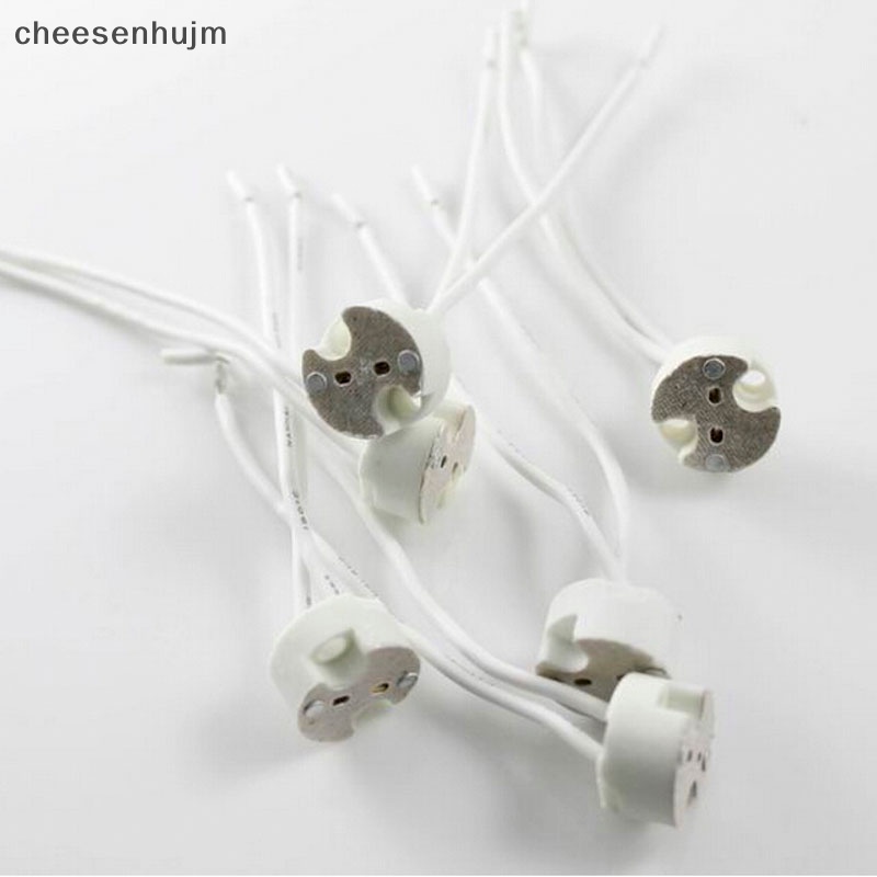 Set 10 Đuôi Nối Dây MR11 MR16 GU5.3 G4 Cho Bóng Đèn LED