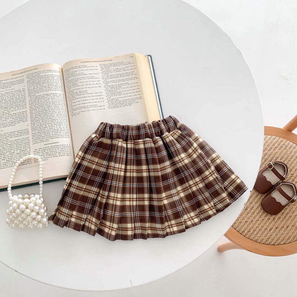 Bộ Đồng Phục Áo Khoác Cardigan Kèm Đầm Công Chúa Thời Trang Xuân Thu Mới Cho Bé Gái