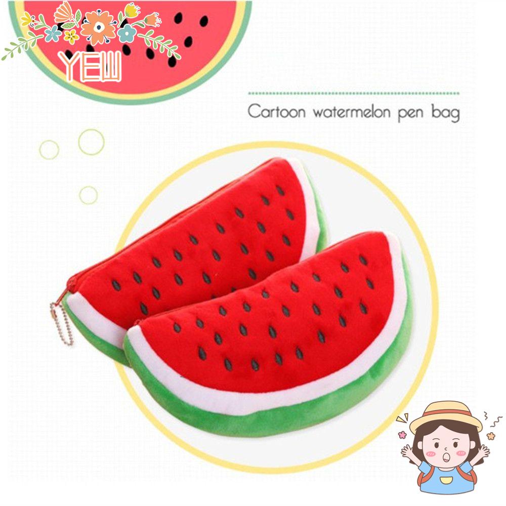 YEW Bóp Viết Họa Tiết Trái Cây Hoạt Hình Dễ Thương