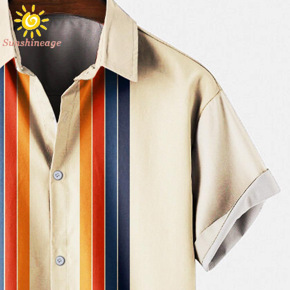 Áo Thun Cổ Bẻ Size Lớn Thoáng Khí Thoải Mái Phong Cách Vintage Cho Nam