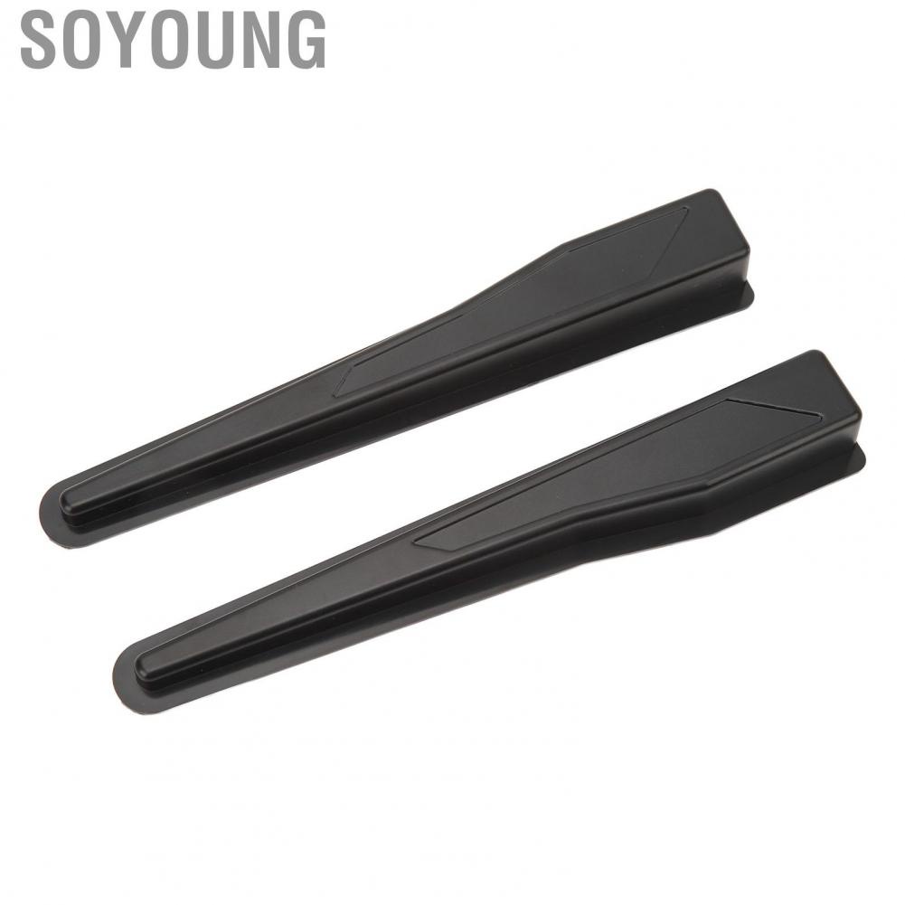 Soyoung Windshield Defogger Guards  Classic Black Rear Window Heater Protect Trim Long Lasting 1 Pair for Bronco