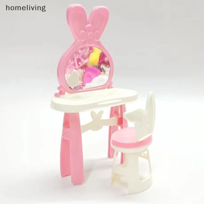 1 Bộ Nội Thất Bằng Nhựa Tỉ Lệ 1: 12 Dùng Trang Trí Nhà Búp Bê