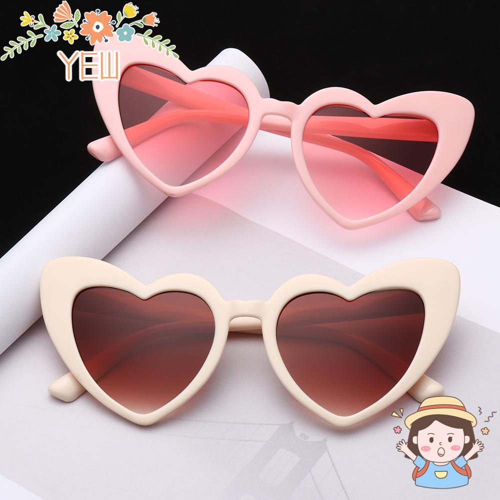 Kính Mát Hình Trái Tim Thời Trang Dành Cho Nữ