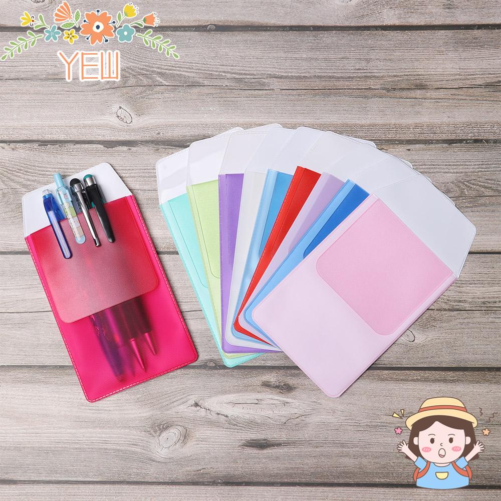 Set 3 Túi Đựng Bút Bằng PVC Nhiều Màu Sắc Ốp