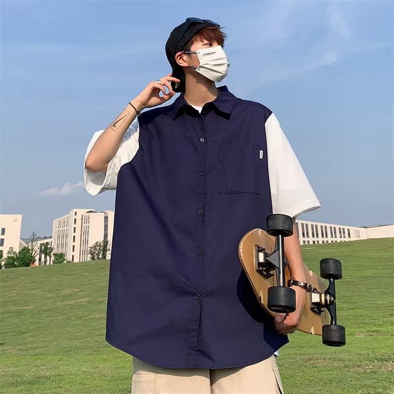 Áo Ba Lỗ Giả Hai Lớp In Chữ You First Love Laowang Waffle Phong Cách Nhật Bản Trẻ Trung Dành Cho Nam