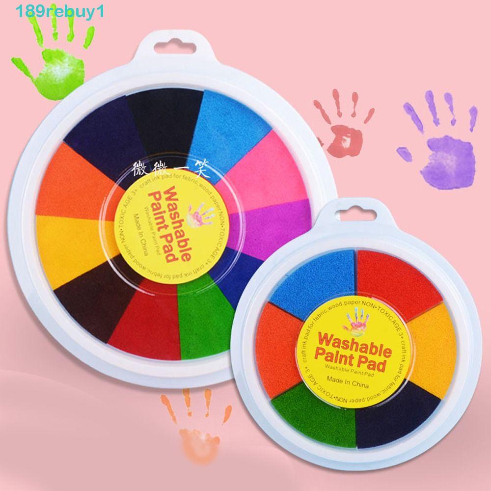 Bộ Dụng Cụ Vẽ Tranh Bằng Ngón Tay Có Thể Giặt Rửa Được REBUY1 DIY Cho Học Sinh