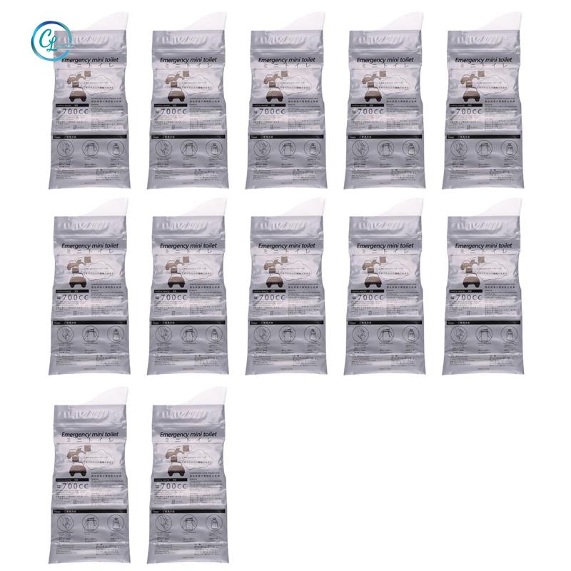 Set 12 Túi Đi Tiểu Khẩn Cấp 700Ml Sử Dụng Một Lần Tiện Lợi Cho Nữ