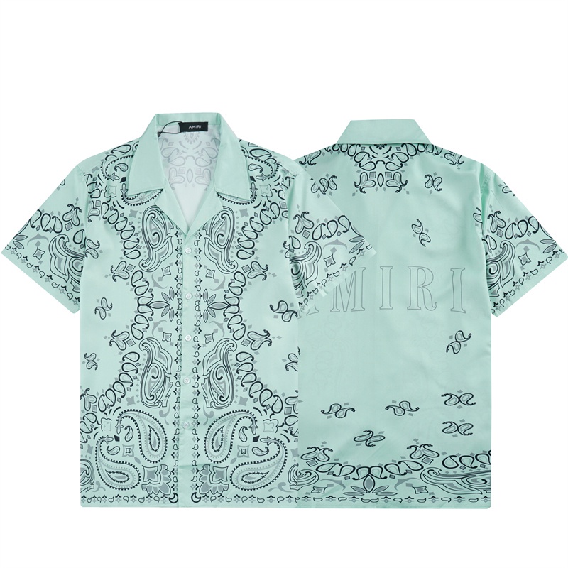 Áo Thun Tay Ngắn Cổ Bẻ Chất Liệu Cotton In Chữ AM1I88RI Thời Trang Cho Cặp Đôi