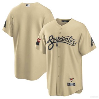Áo Thun Bóng Chày Thể Thao Plus 2023 MLB Arizona Diamondbacks Gold City Jersey Cỡ Lớn Unisex