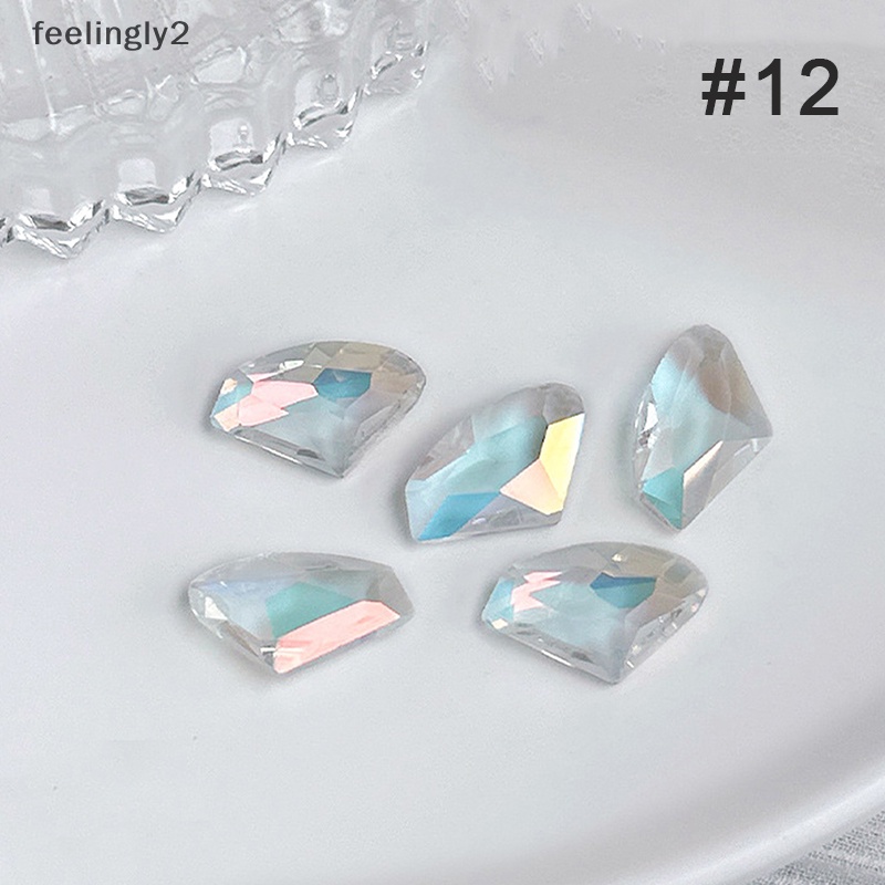 [Hàng Có Sẵn] Phụ Kiện Đính Trang Trí Móng Tay Nghệ Thuật Hình Sao Biển / Trái Tim Đính Đá Pha Lê Dạng Nhấn (F)