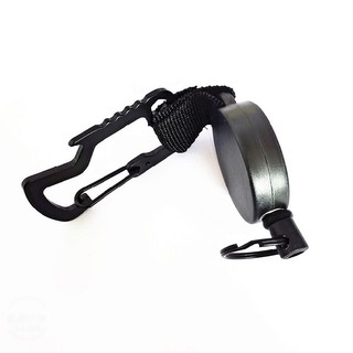 Retractable Heavy Duty Pull Ring Key Chain Recoil Keyring Wire Rope Key Holder