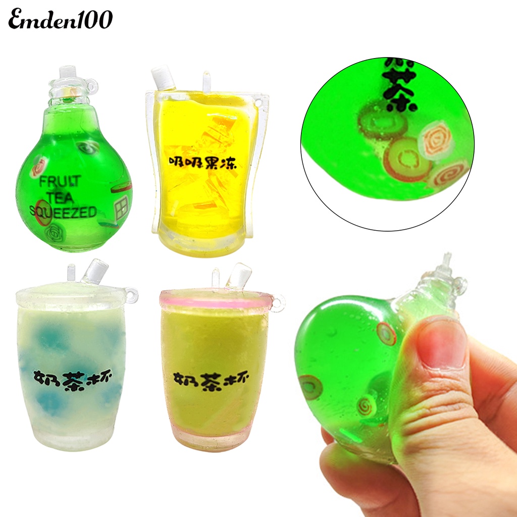 Đồ Chơi Mềm Dẻo Giảm Căng Thẳng Hình Ly Trà Sữa Độc Đáo