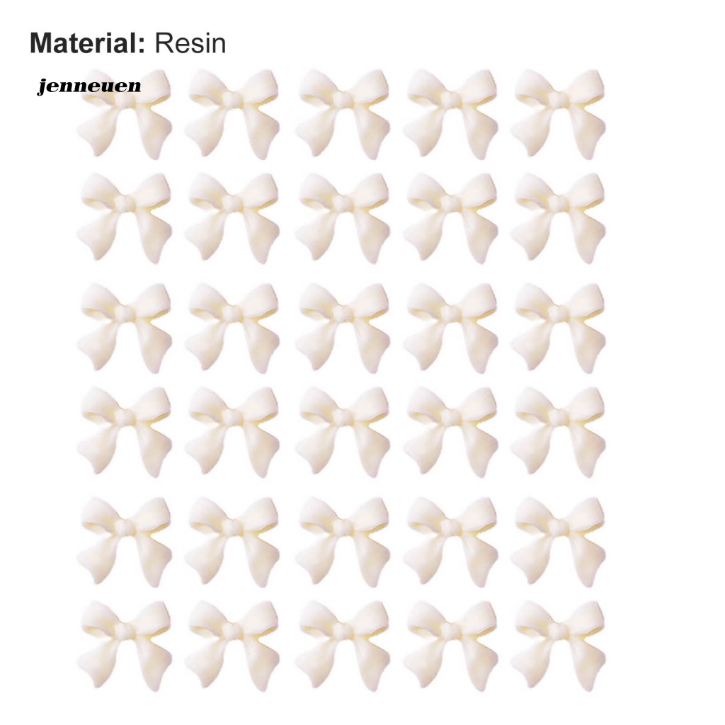 Bộ 30 Que Trang Trí Móng Tay Hình Nơ Bướm Có Thể Tái Sử Dụng