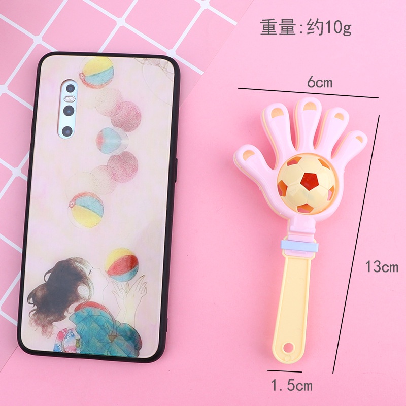 Đồ Chơi Lục Lạc Cầm Tay Hình Quả Bóng Đá