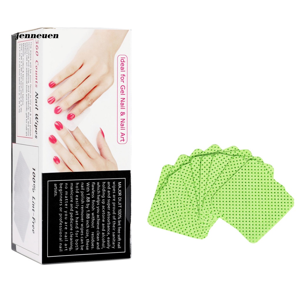 1 Bộ Miếng Tẩy Sơn Móng Tay Trọng Lượng Nhẹ Không Xơ Vải