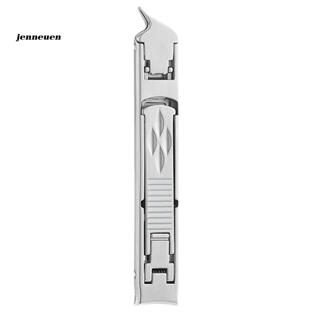 1 Bộ Kềm Cắt Móng Tay Cạnh Cong Có Thể Gấp Gọn Chống Biến Dạng