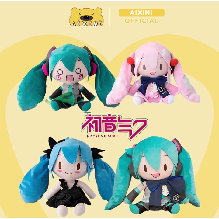 (Hàng Có Sẵn) Thú Nhồi Bông Hình Hatsune Miku FUFU Phong Cách Cổ Điển