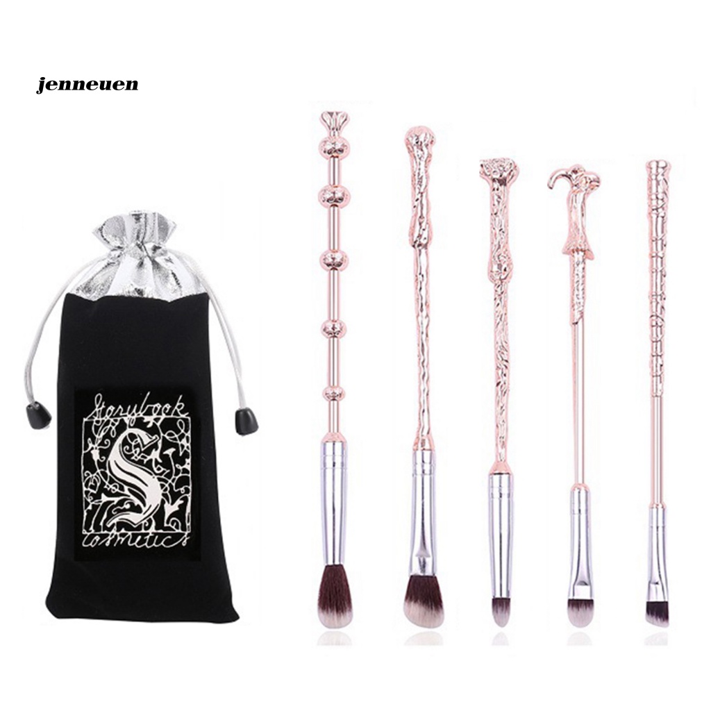 Set 5 Cọ Trang Điểm Phấn Mắt Siêu Mềm Nhanh Chóng Tiện Dụng