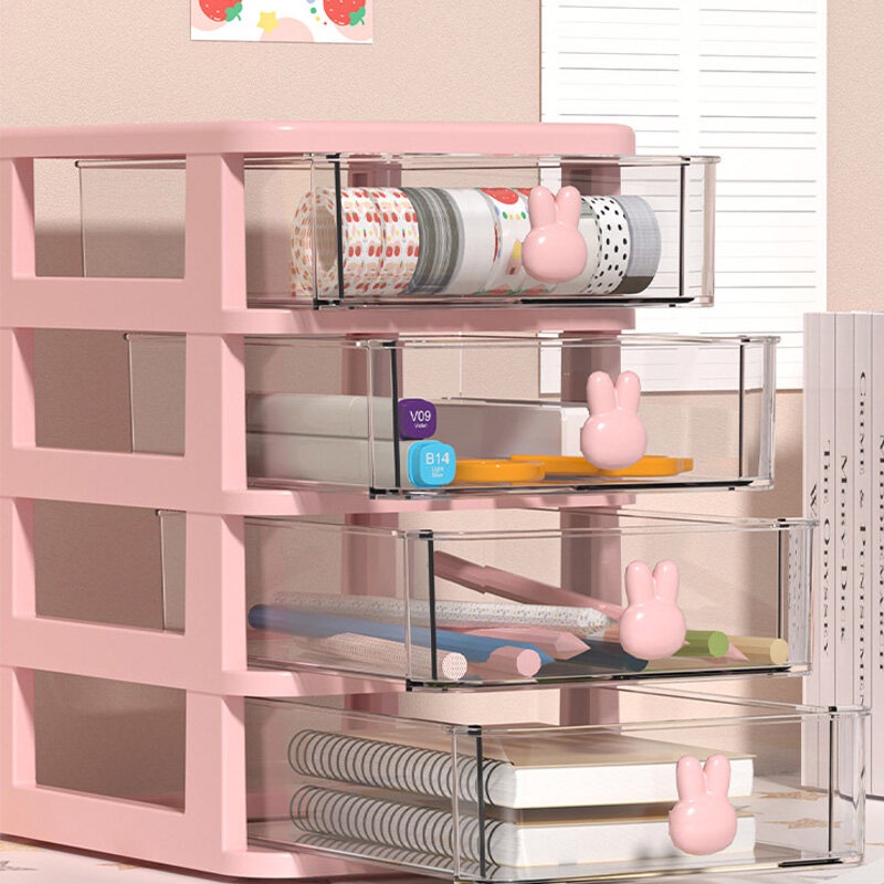 Tủ Nhựa Nhiều Tầng mini Đựng Mỹ Phẩm, Vật Dụng Văn Phòng Phẩm Để Bàn Tiện Lợi