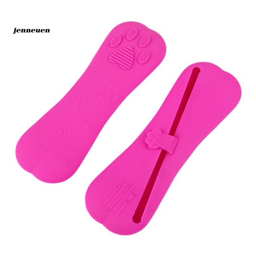 Túi Đựng Cọ Trang Điểm Bằng Silicon Chống Trượt Sức Chứa Lớn