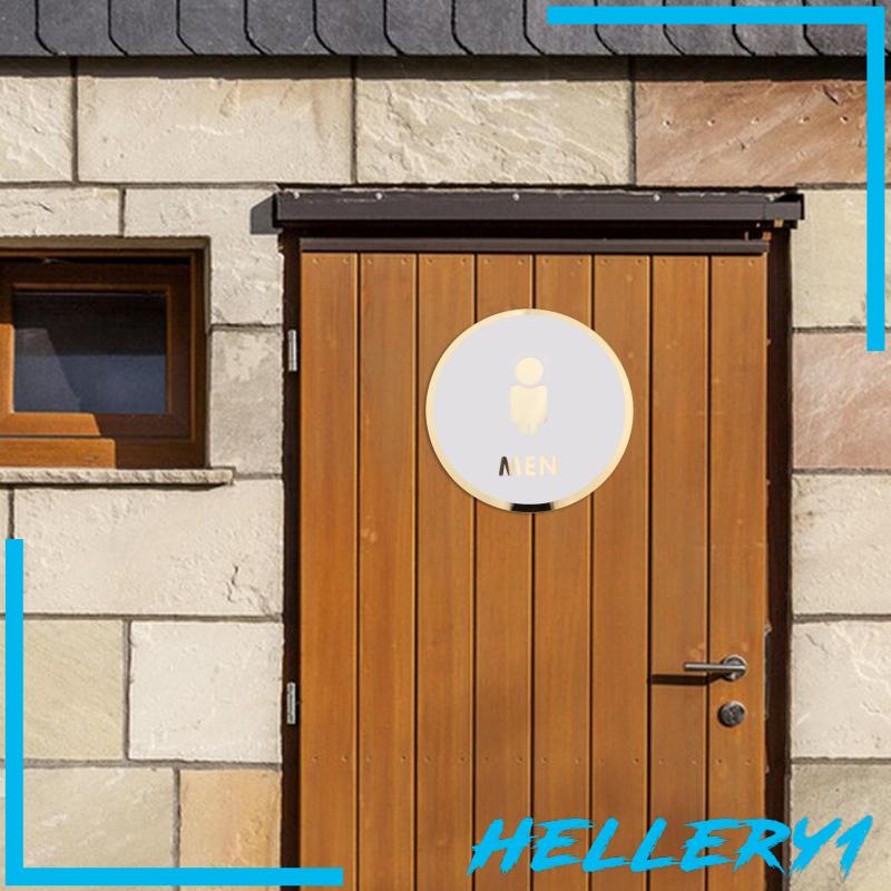 Hình Dán Toilet Nam Nữ Bằng Acrylic In Kí Hiệu Pictogram