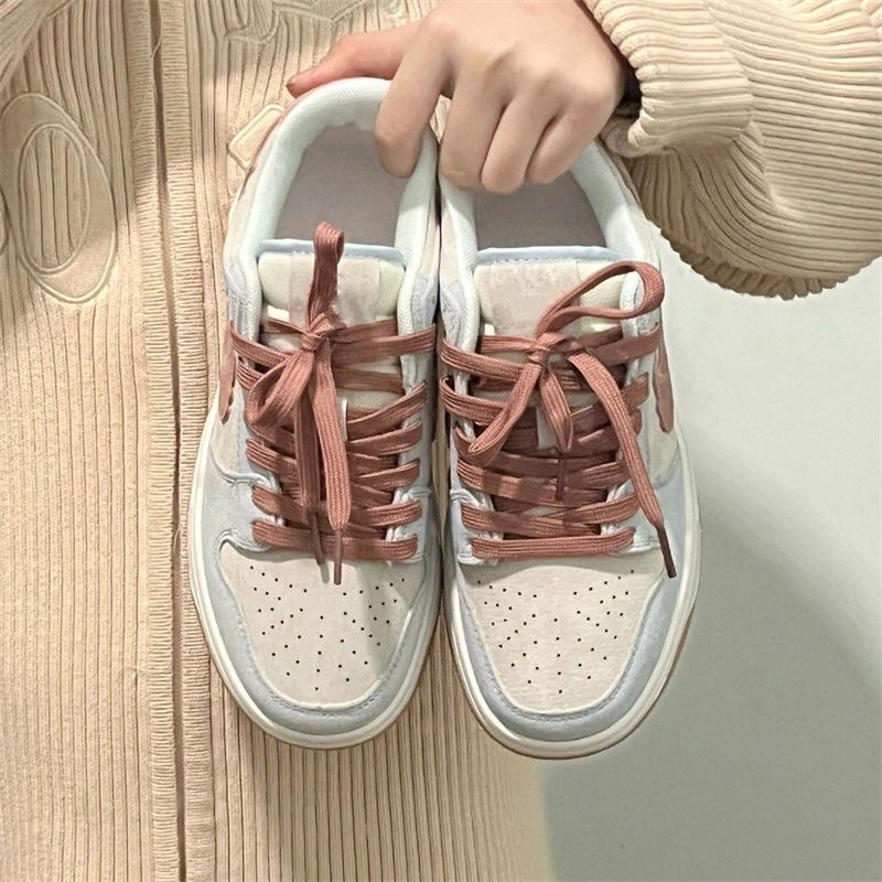 Miss o3o Giày Thể Thao Nữ đáy phẳng Đế Siêu Nhẹ Thoáng Khí Retro Thời Trang Thiết Kế Mới Cho Nữ 33Z080429